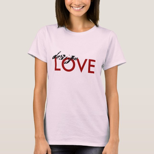 Camiseta AMOR de diseño (Anverso)