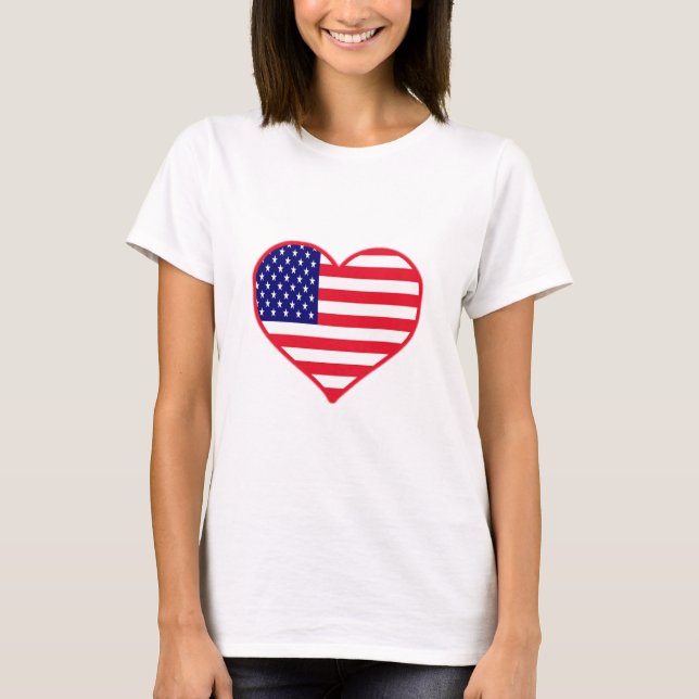 Camiseta Amor de EEUU (Anverso)