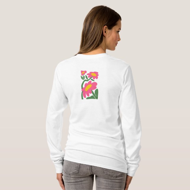 Camiseta Amor de flores (Reverso completo)