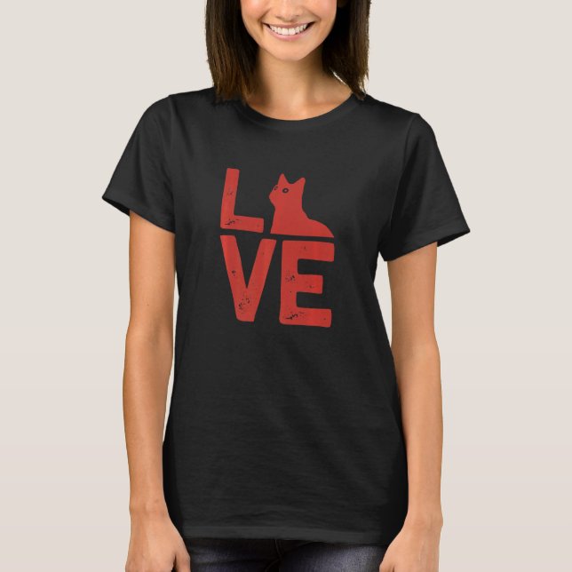 Camiseta Amor de Gato (Anverso)