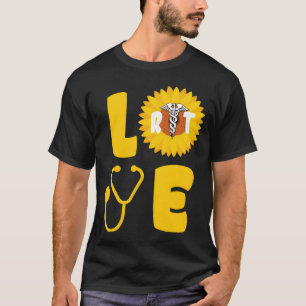 Camiseta Amor de girasol Enfermera Orgullosa Terapeuta reha
