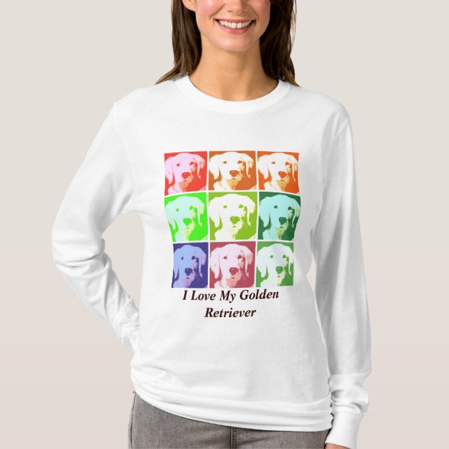Camiseta Amor de Golden Retriever (Anverso)
