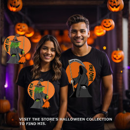 Camiseta Amor de Halloween de bruja muy divertida