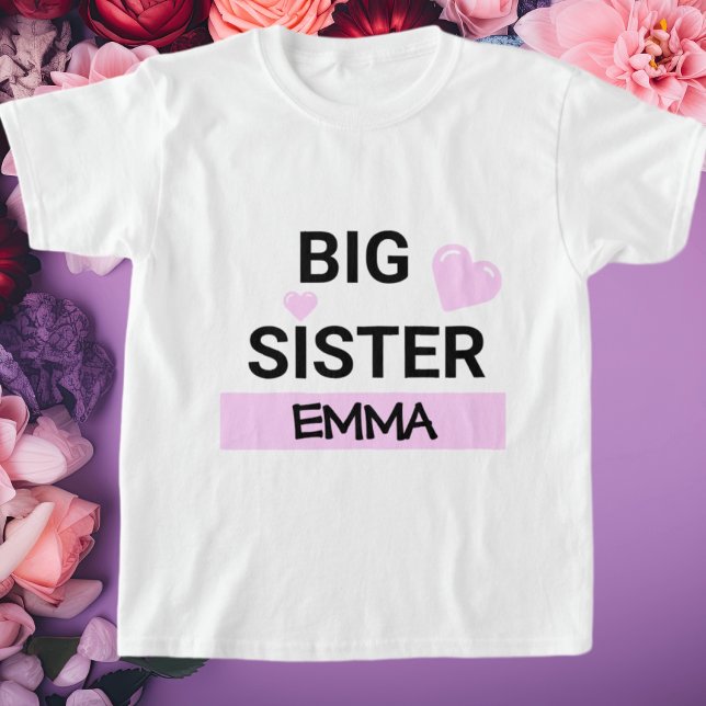 Camiseta Amor de hermandad grande personalizado (Subido por el creador)