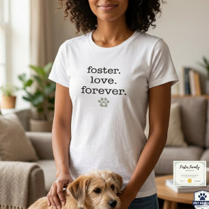 Camiseta Amor de Hogar de Rescate de Animales Huella de Pat