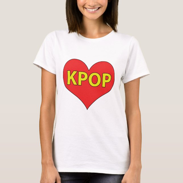 Camiseta Amor de KPOP (Anverso)
