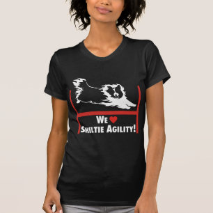 Camiseta Amor de la agilidad de Sheltie