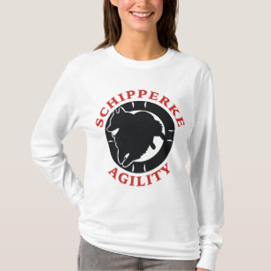 Camiseta Amor de la agilidad del Schipperke