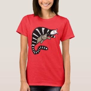 Camiseta Amor de la familia de un gato lindo