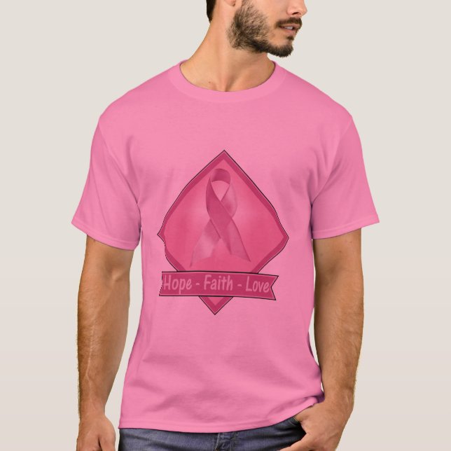 Camiseta - amor de la fe de la esperanza (Anverso)