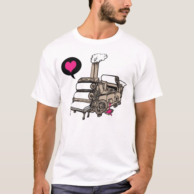Camiseta Amor de la impresión (Anverso)