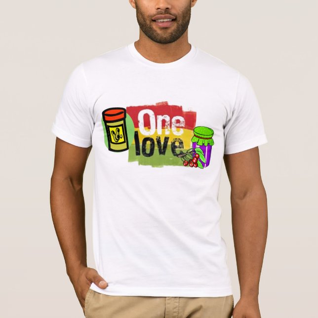 Camiseta Amor de la mantequilla y de la jalea de cacahuete (Anverso)
