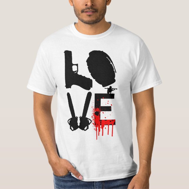 Camiseta Amor de la motosierra (Anverso)