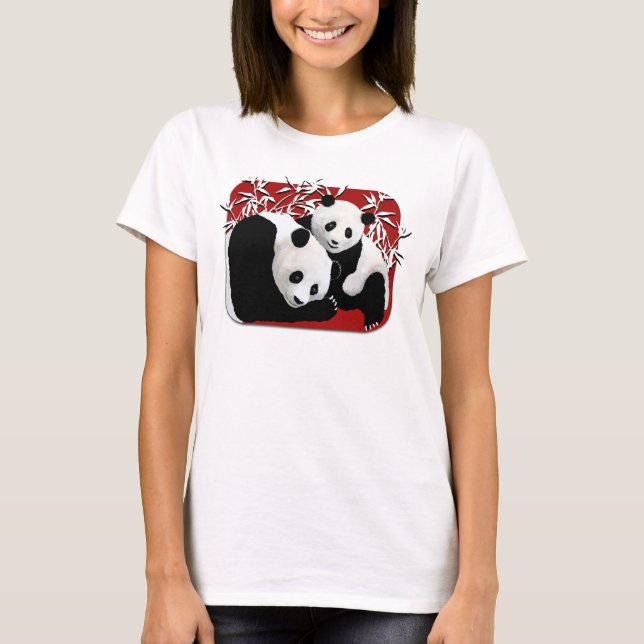 Camiseta amor de la panda (Anverso)
