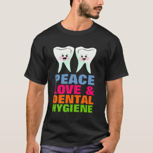 Camiseta Amor de la paz e higiene dental