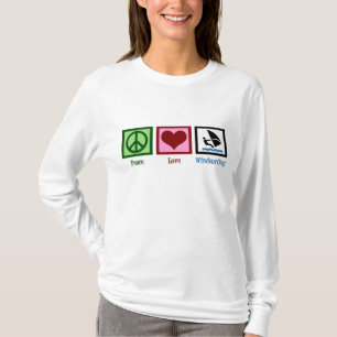 Camiseta Amor de la paz Windsurfing