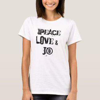 Camiseta Amor de la paz y JB