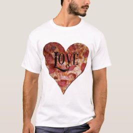 Camiseta Amor de la pizza del el día de San Valentín