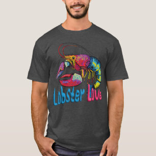 Camiseta Amor de langosta y amigo de la vida en la playa