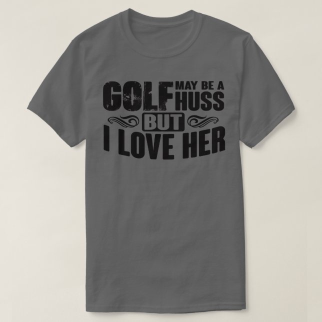 Camiseta Amor de los cascos de golf (Diseño del anverso)