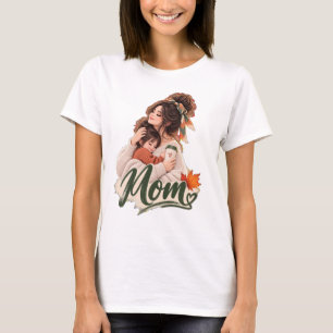 Camiseta  Amor de Madre e Hija Otoño Acogedor