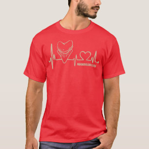 Camiseta Amor de Megalodon: cazador de fósiles de tiburones