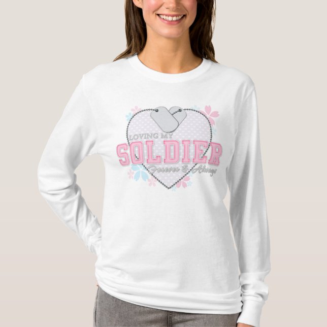 Camiseta Amor de mi soldado (Anverso)
