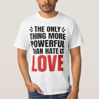 Camiseta Amor de Mujer Sobre Odio Poderosa Igualdad Feminis
