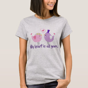 Camiseta amor de pájaro