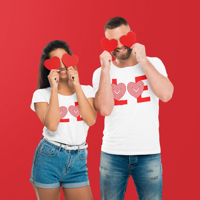 Camiseta Amor de palabra de cuatro letras (Love your loved ones.)