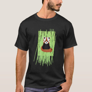 Camiseta Amor de Panda Rojo Fácilmente Distraído Por Pandas
