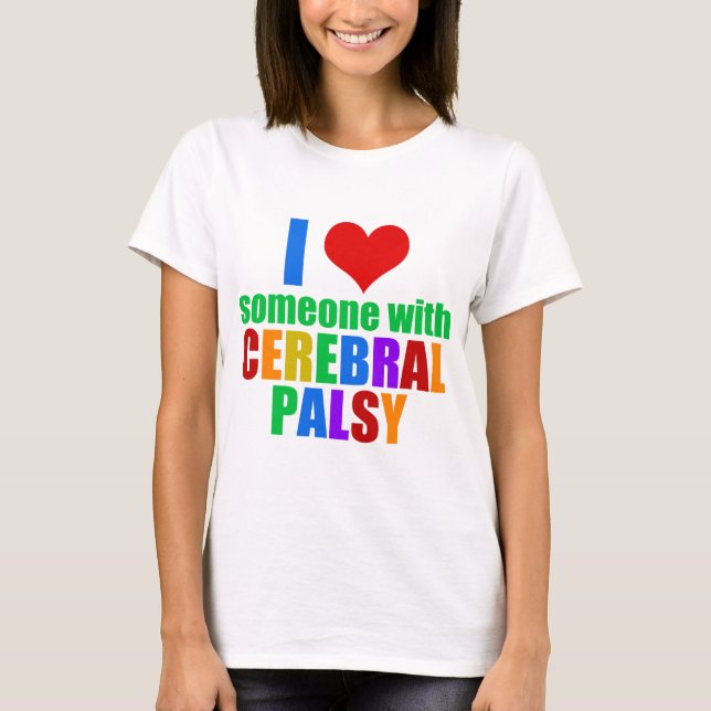 Camiseta Amor de parálisis cerebral (Anverso)