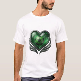 Camiseta amor de pelota de corazón