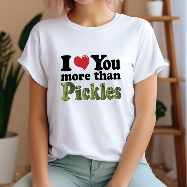 Camiseta Amor de Pepino Divertido (Subido por el creador)