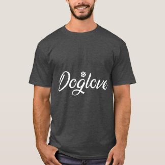 Camiseta Amor de perro con amigos retro de Dog Paw