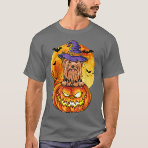 Camiseta Amor de perro de Halloween, calabaza de brujas de