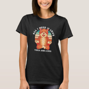 Camiseta Amor de Perro Meditación de Relajación Asiento de 
