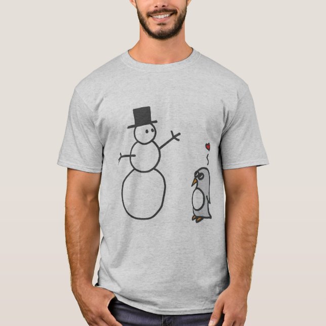 Camiseta Amor de pingüinos (Anverso)