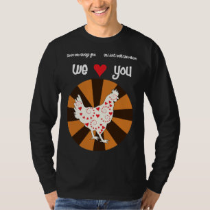 Camiseta amor de pollo