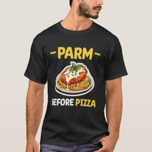 Camiseta Amor de Pollo Parm Antes de Pizza
