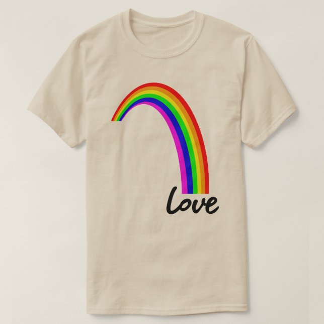 CAMISETA AMOR DE RAINBOW (Diseño del anverso)