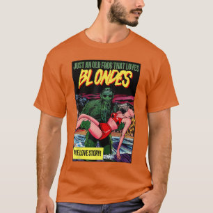 Camiseta Amor de Rana Hombre Rana Anfibio Terror Vintage 