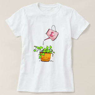 Camiseta Amor de Riego, Feliz Planta de Interior