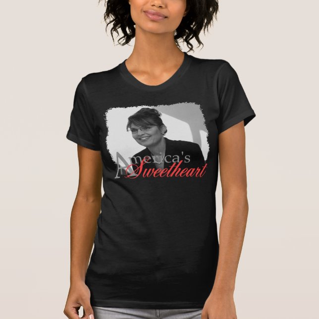 Camiseta Amor de Sarah Palin América (Anverso)