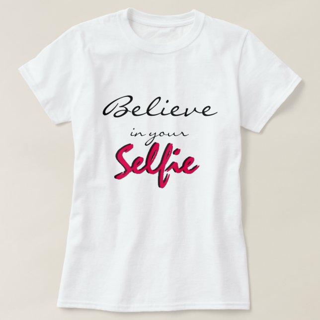 Camiseta Amor de Selfie (Diseño del anverso)