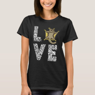 Camiseta Amor de Sugar Glider por Deslizamiento Animal Ardi