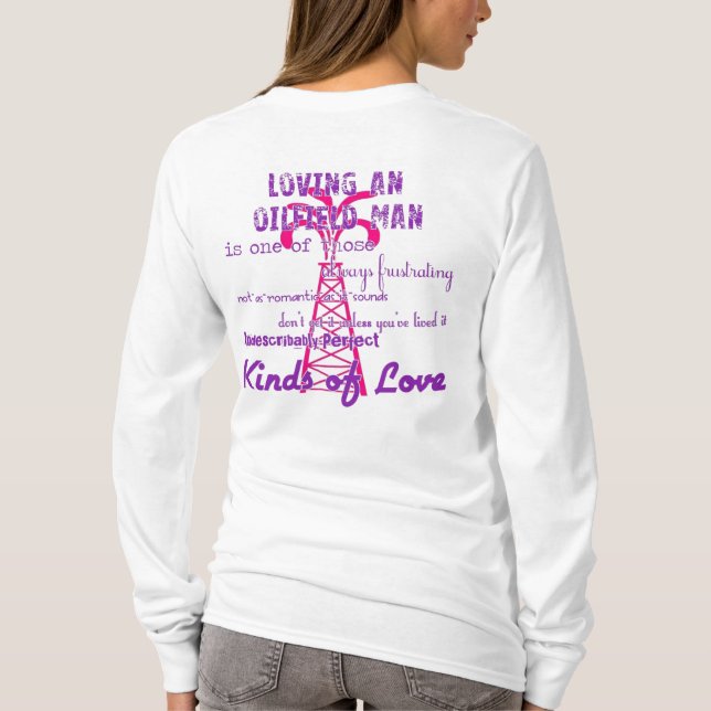 Camiseta Amor de un hombre del campo petrolífero (Reverso)