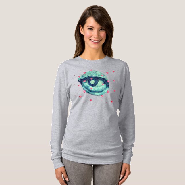 Camiseta amor de un ojo (Anverso completo)