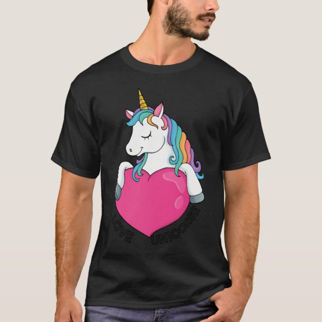 Camiseta amor de unicornios (Anverso)