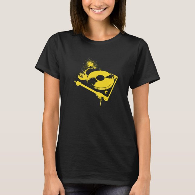 Camiseta Amor de vinilo Old Skool Decks de vinilo Discos de (Anverso)